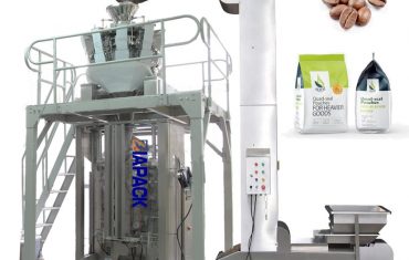 ავტომატური ოთხკუთხა ტომრის შემავსებელი შემავსებელი მანქანა ყავის მარცვლისა და ფხვნილისთვის