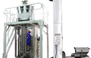 ავტომატური quad seal ტომარა vffs შესაფუთი მანქანა