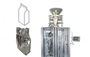 ავტომატური 500 გრამიანი ჩაის ოთხკუთხა ბეჭდის პარკის შესაფუთი მანქანა