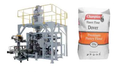 ავტომატური ჩამოსხმა მანქანა 20kg ფქვილი შეფუთვა მანქანა