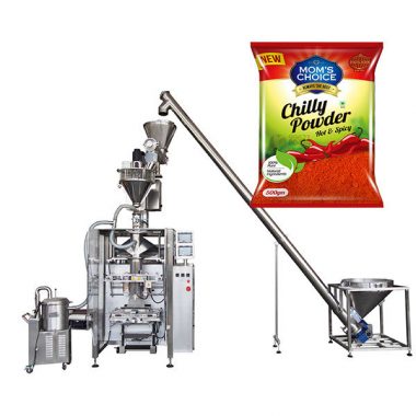 vffs bagger შეფუთვა მანქანა auger შემავსებელი ამისთვის paprika და chilli საკვები ფხვნილი