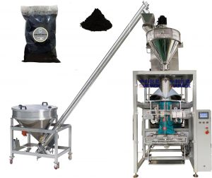 ავტომატური ნახშირბადის ფხვნილის ტომრის ფორმირების შემავსებელი დალუქვის შეფუთვის მანქანა