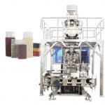 ავტომატური აგურის ტიპის ვაკუუმური ტომრის შემავსებელი მარცვლეულის შესაფუთი მანქანა