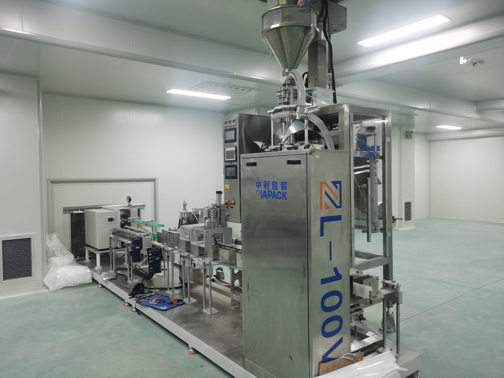 ფხვნილის ვაკუუმური შესაფუთი მანქანა